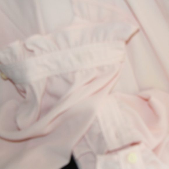 Loft size XL Pale Peach button down blouse - Picture 7 of 7